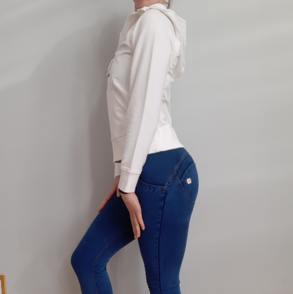 White Activewear Sweater - Picture 3 of 8